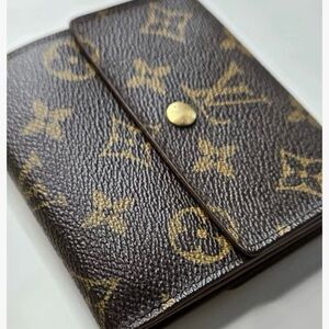 Louis Vuitton Monogram Wallet in Brown and Gold